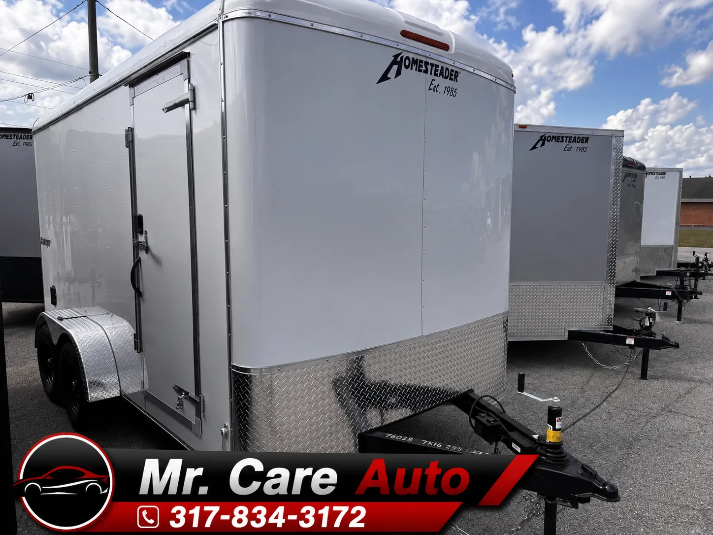 White 2026 HOMESTEADER 714CT ENCLOSED for sale in Camby, IN