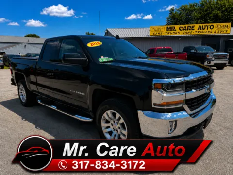 Black 2018 CHEVROLET SILVERADO 1500 LT for sale in Camby, IN