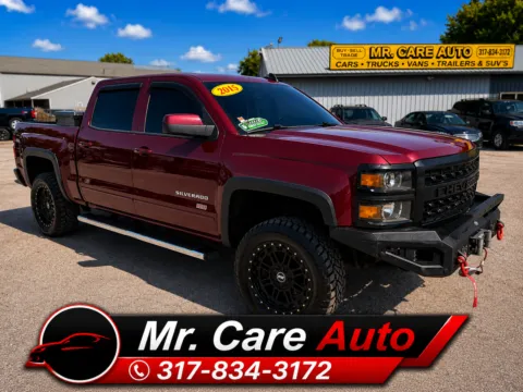 Red 2015 CHEVROLET SILVERADO 1500 LT for sale in Camby, IN