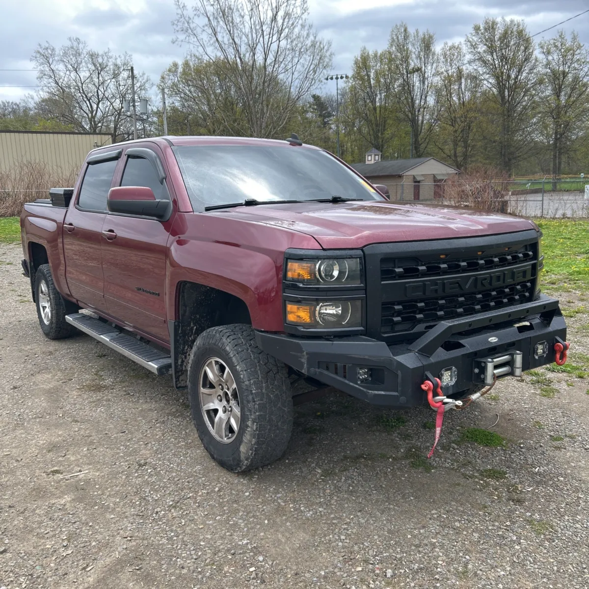 Red 2015 CHEVROLET SILVERADO 1500 LT for sale in Camby, IN