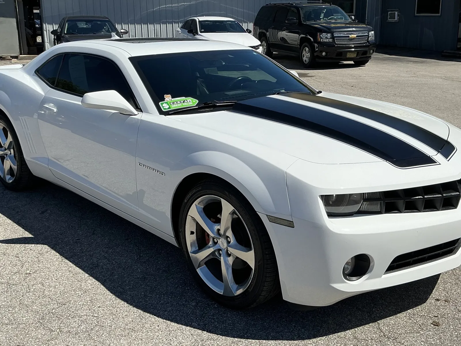 White 2013 CHEVROLET CAMARO LT for sale in Camby, IN