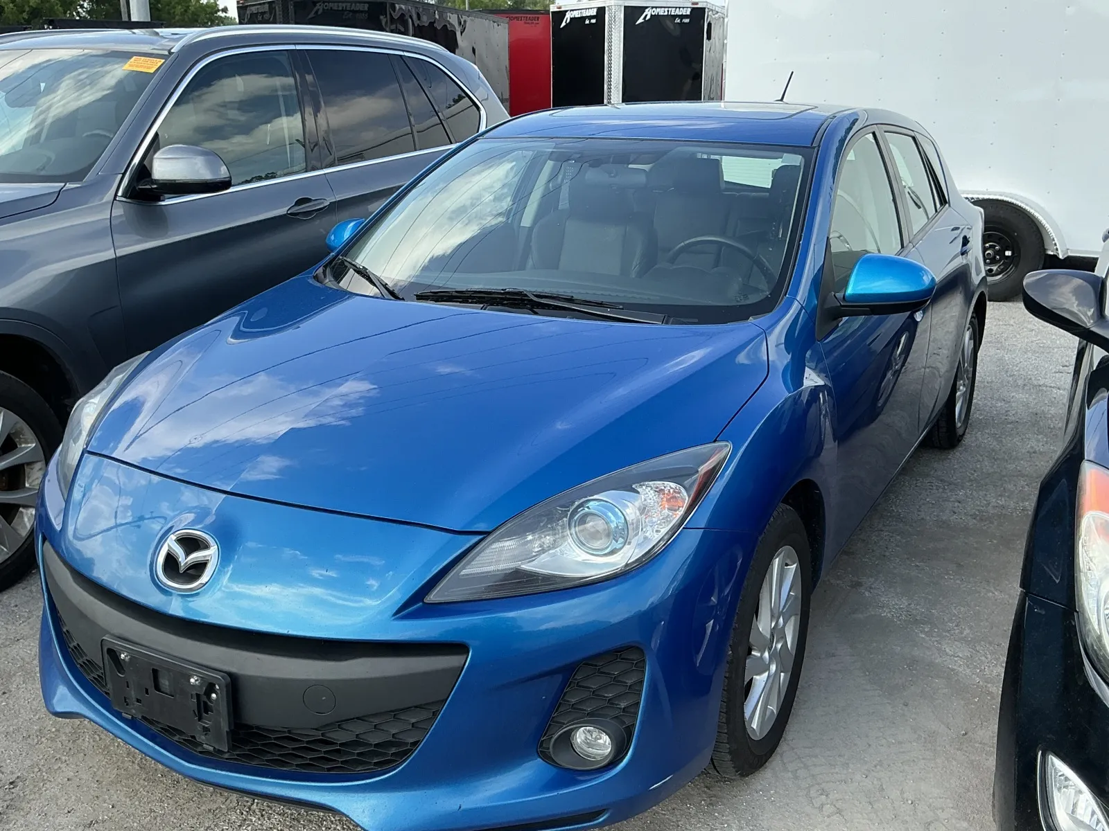 Blue 2012 MAZDA 3 I GRAND TOURING for sale in Camby, IN