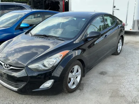 Black 2013 HYUNDAI ELANTRA GLS for sale in Camby, IN
