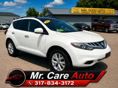White 2014 NISSAN MURANO S for sale in Camby, IN