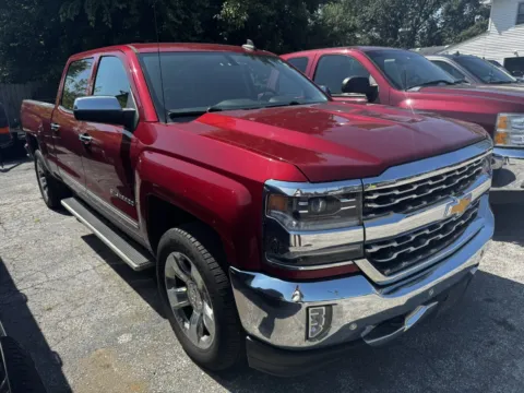 Red 2018 CHEVROLET SILVERADO 1500 LTZ for sale in Camby, IN