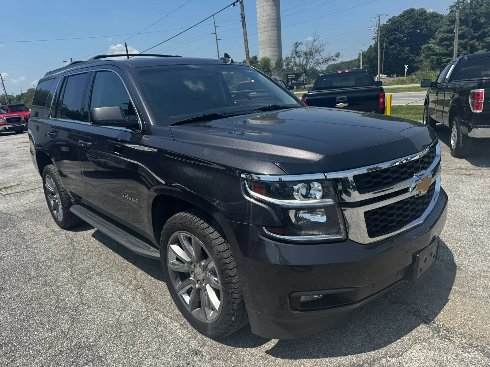 Gray 2018 CHEVROLET TAHOE 1500 LT for sale in Camby, IN