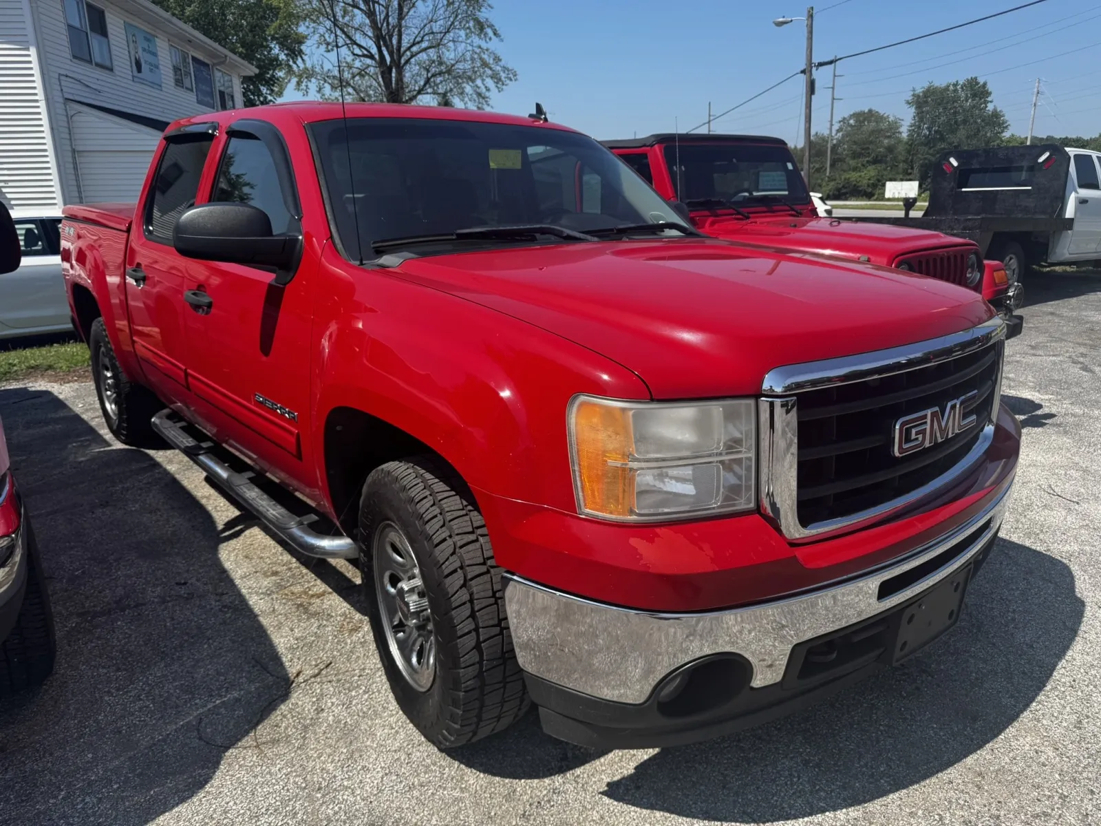 Red 2011 GMC SIERRA 1500 SLE for sale in Camby, IN