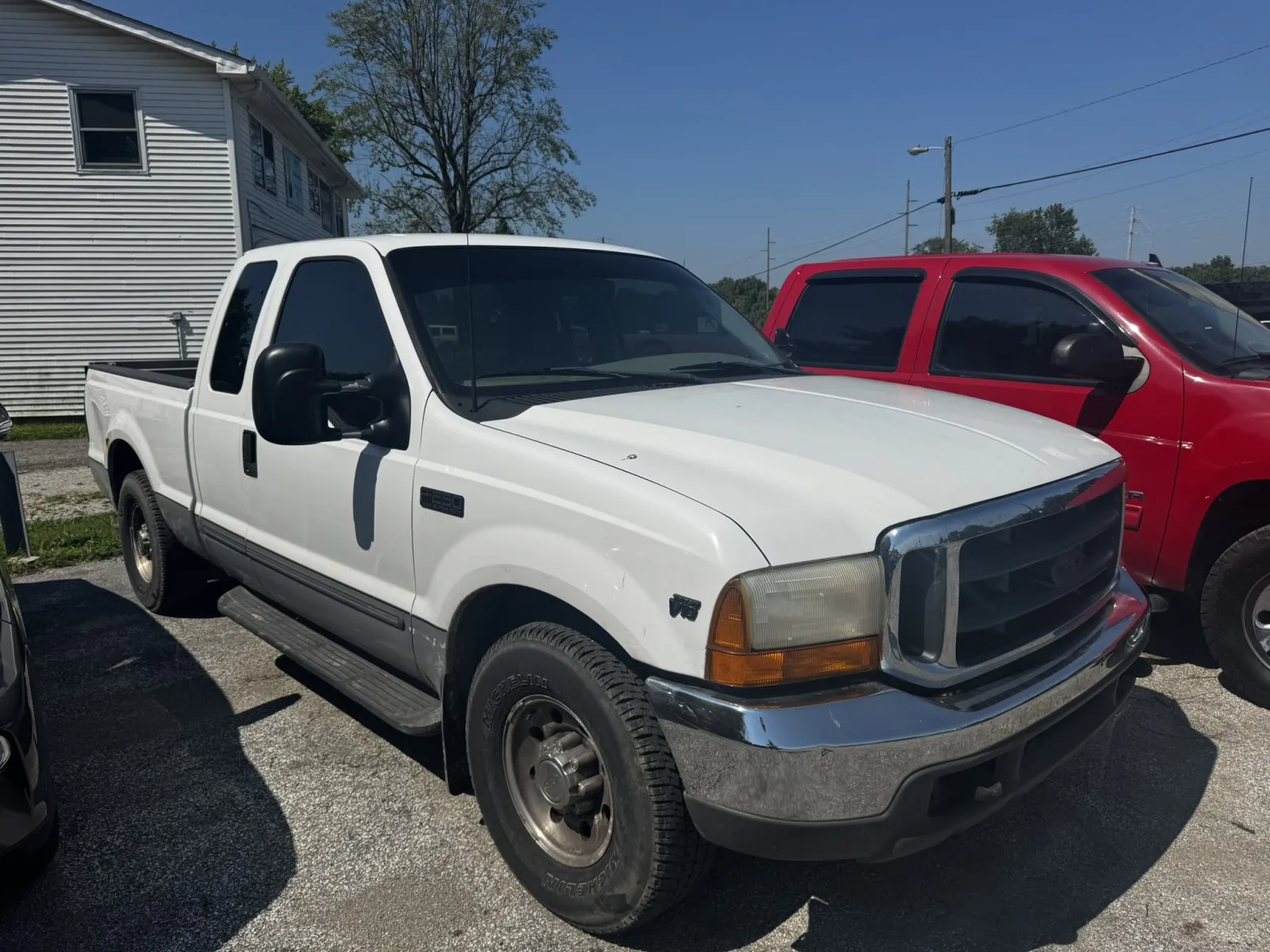 White 2000 FORD F250 SUPER DUTY for sale in Camby, IN
