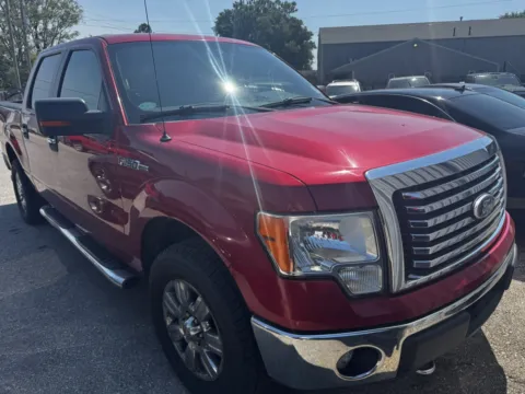 Red 2011 FORD F-150 SUPERCREW for sale in Camby, IN