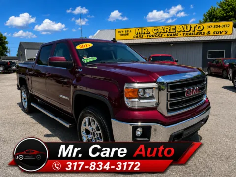 Red 2015 GMC SIERRA 1500 SLE for sale in Camby, IN
