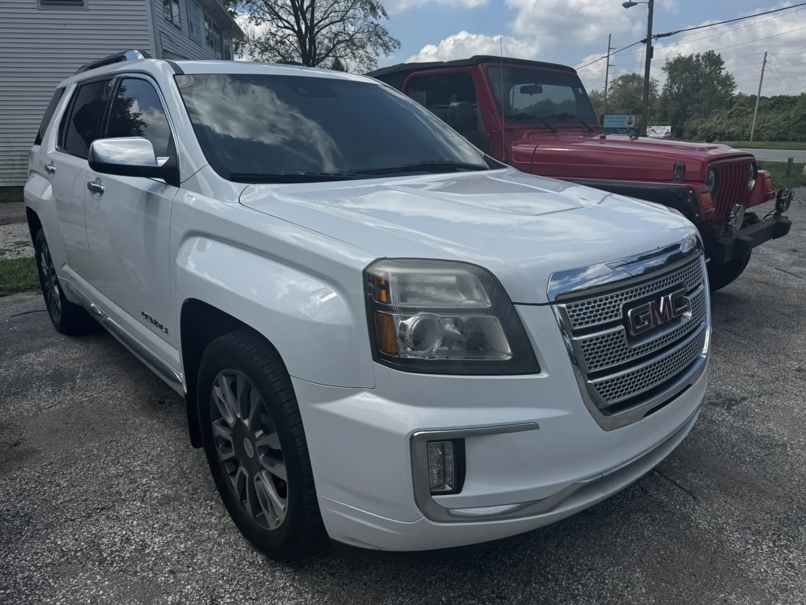 White 2016 GMC TERRAIN DENALI for sale in Camby, IN