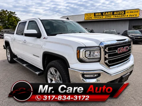 White 2016 GMC SIERRA 1500 SLE for sale in Camby, IN