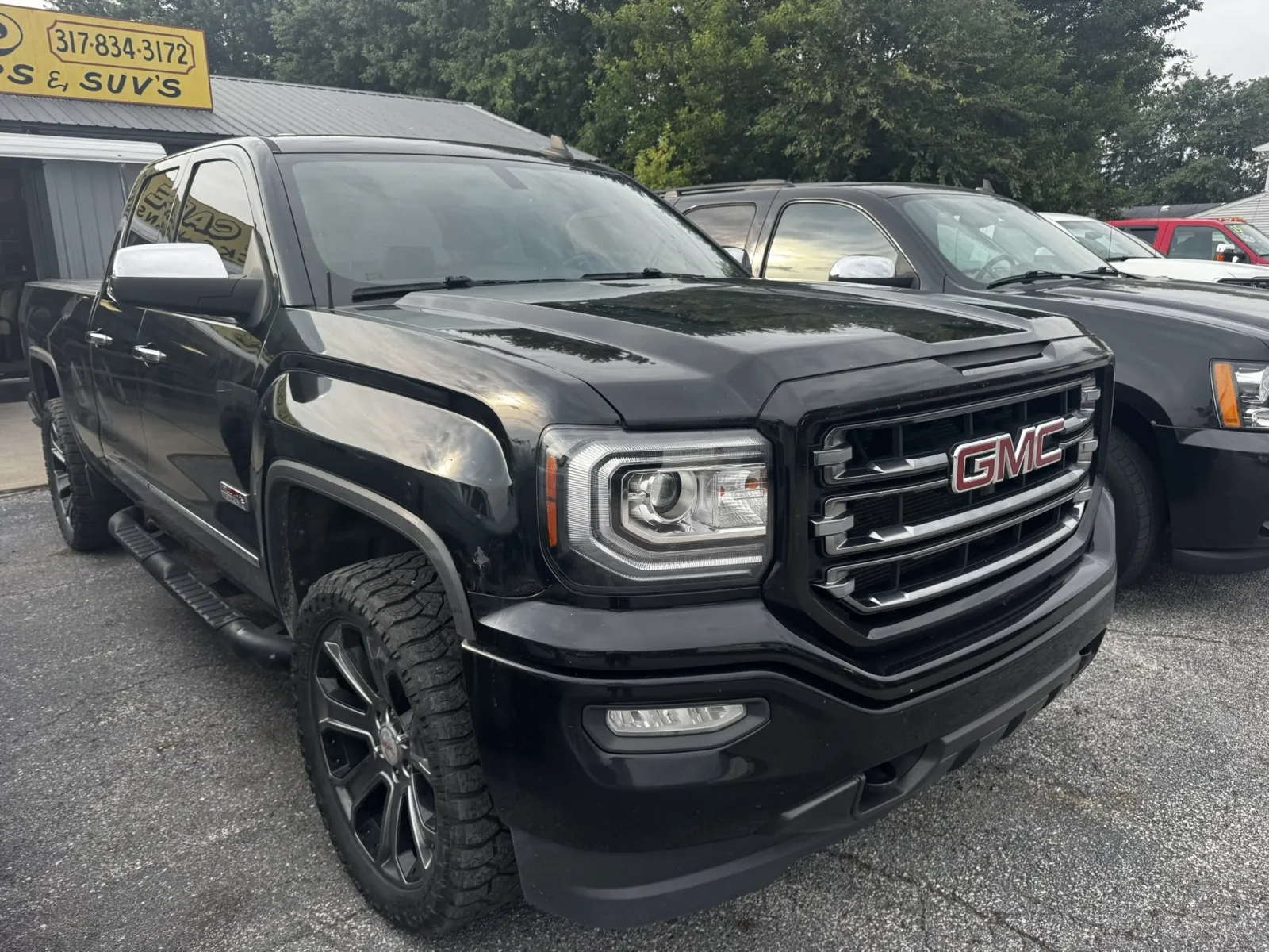 Black 2016 GMC SIERRA 1500 SLT for sale in Camby, IN