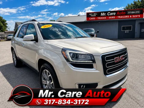 Gold 2016 GMC ACADIA SLT-2 for sale in Camby, IN