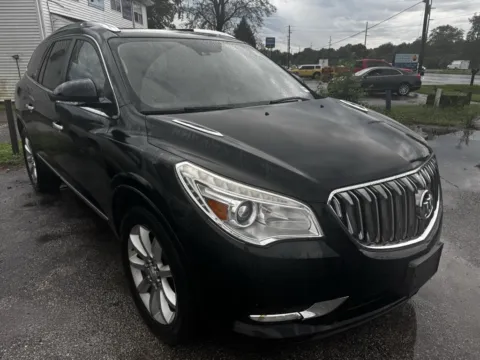 Black 2016 BUICK ENCLAVE Premium for sale in Camby, IN