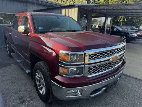 Red 2015 CHEVROLET SILVERADO 1500 LTZ for sale in Camby, IN