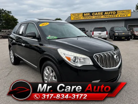 Black 2014 BUICK ENCLAVE SUV for sale in Camby, IN