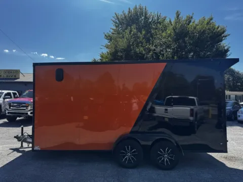 Another view of 2027 ROCK SOLID 7X16 TA ENCLOSED for sale in Camby, IN at Mr. Care Auto