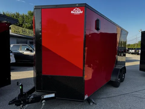 Another view of 2027 ROCK SOLID 7X16 TA ENCLOSED for sale in Camby, IN at Mr. Care Auto