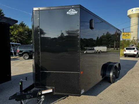Another view of 2027 ROCK SOLID 7X16 TA ENCLOSED for sale in Camby, IN at Mr. Care Auto