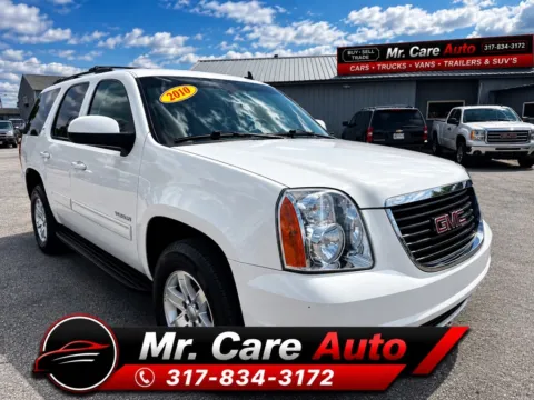 White 2010 GMC YUKON SLT for sale in Camby, IN