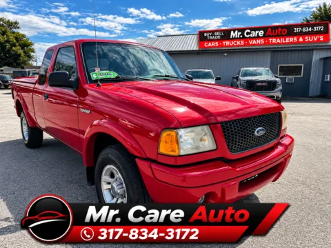 Red 2002 FORD RANGER SUPER CAB for sale in Camby, IN
