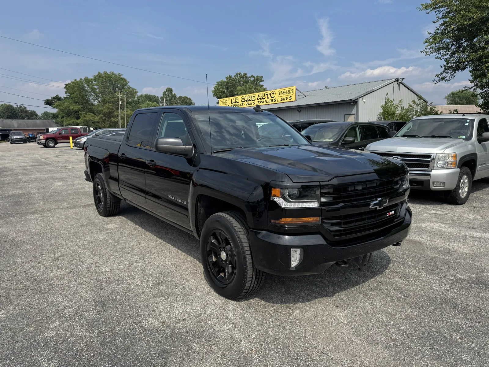 Black 2016 CHEVROLET SILVERADO 1500 LT for sale in Camby, IN