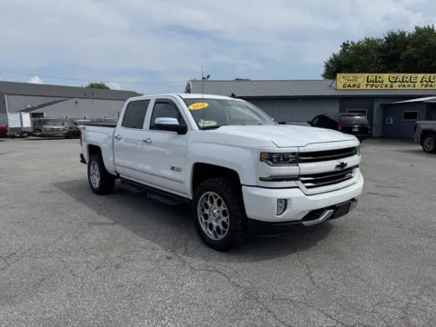 White 2017 CHEVROLET SILVERADO 1500 LTZ Z71 for sale in Camby, IN