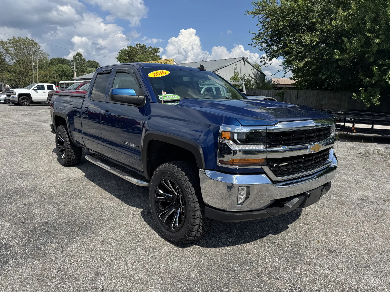 Blue 2016 CHEVROLET SILVERADO 1500 LT for sale in Camby, IN