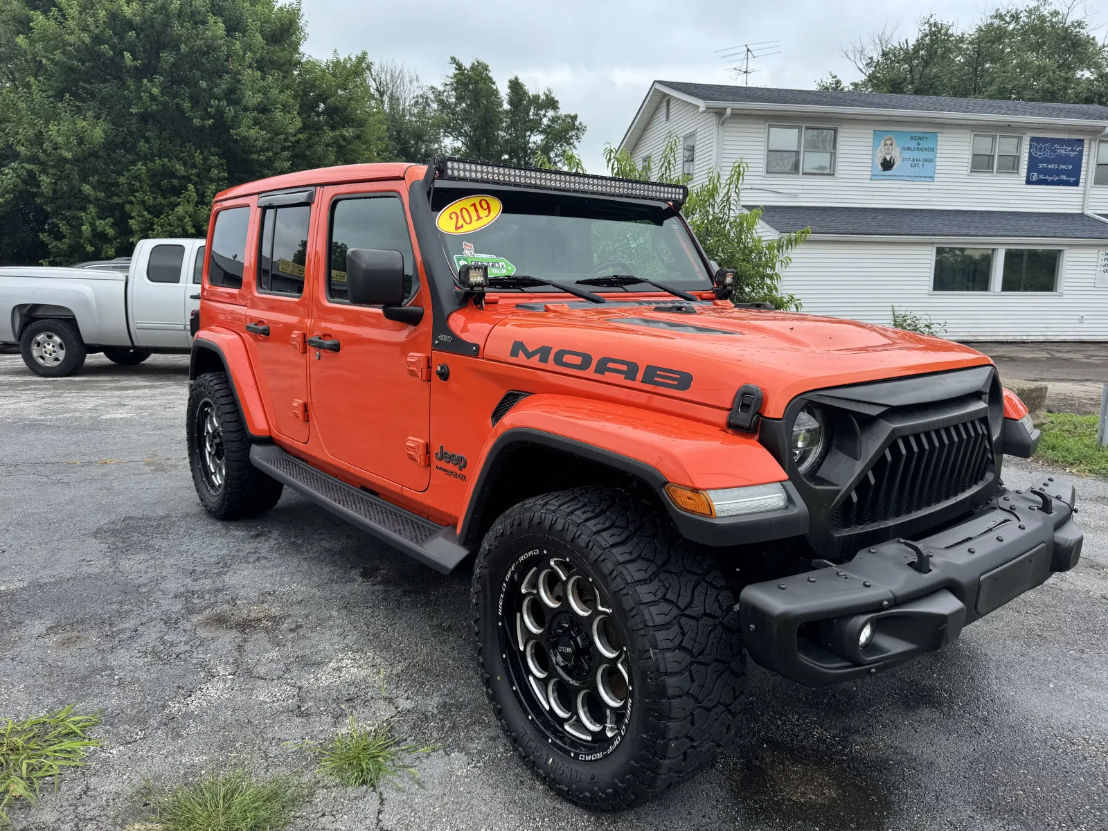 Orange 2019 JEEP WRANGLER UNLIMITED MOAB for sale in Camby, IN
