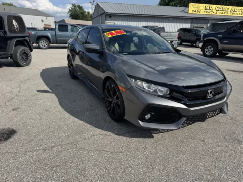 Gray 2018 HONDA CIVIC SPORT for sale in Camby, IN
