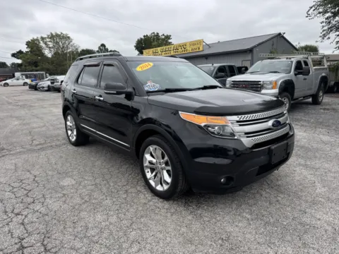 Black 2014 FORD EXPLORER XLT for sale in Camby, IN