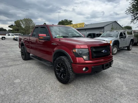 Red 2013 FORD F-150 SUPER CAB for sale in Camby, IN