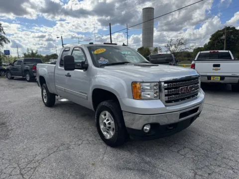 Silver 2013 GMC SIERRA 2500 SLE for sale in Camby, IN