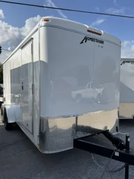 White 2026 HOMESTEADER 716CT ENCLOSED for sale in Camby, IN