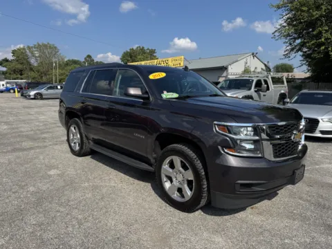 Gray 2017 CHEVROLET TAHOE 1500 LT for sale in Camby, IN