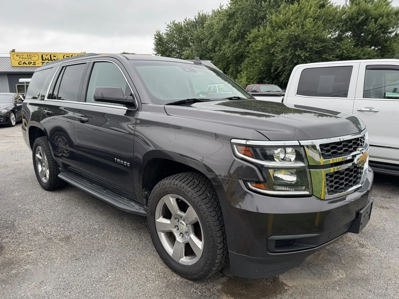 Gray 2017 CHEVROLET TAHOE 1500 LT for sale in Camby, IN