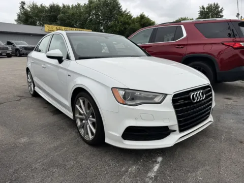 White 2016 AUDI A3 PREMIUM PLUS S-LINE for sale in Camby, IN