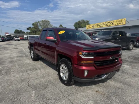 Red 2017 CHEVROLET SILVERADO 1500 LT for sale in Camby, IN