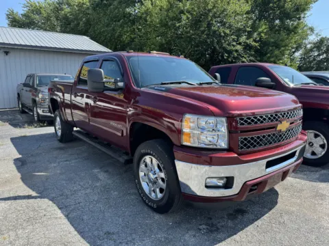 Red 2013 CHEVROLET SILVERADO 2500 HEAVY DUTY LT for sale in Camby, IN