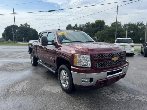 Red 2013 CHEVROLET SILVERADO 2500 HEAVY DUTY LT for sale in Camby, IN
