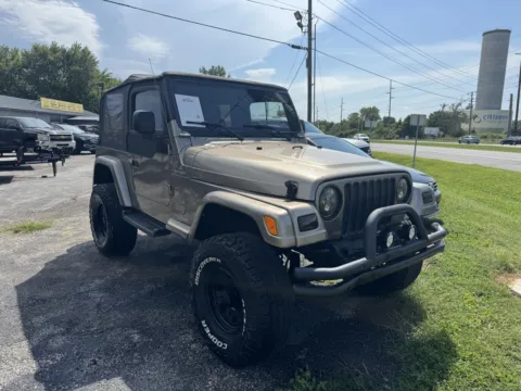 Beige 2003 JEEP WRANGLER / TJ SPORT for sale in Camby, IN
