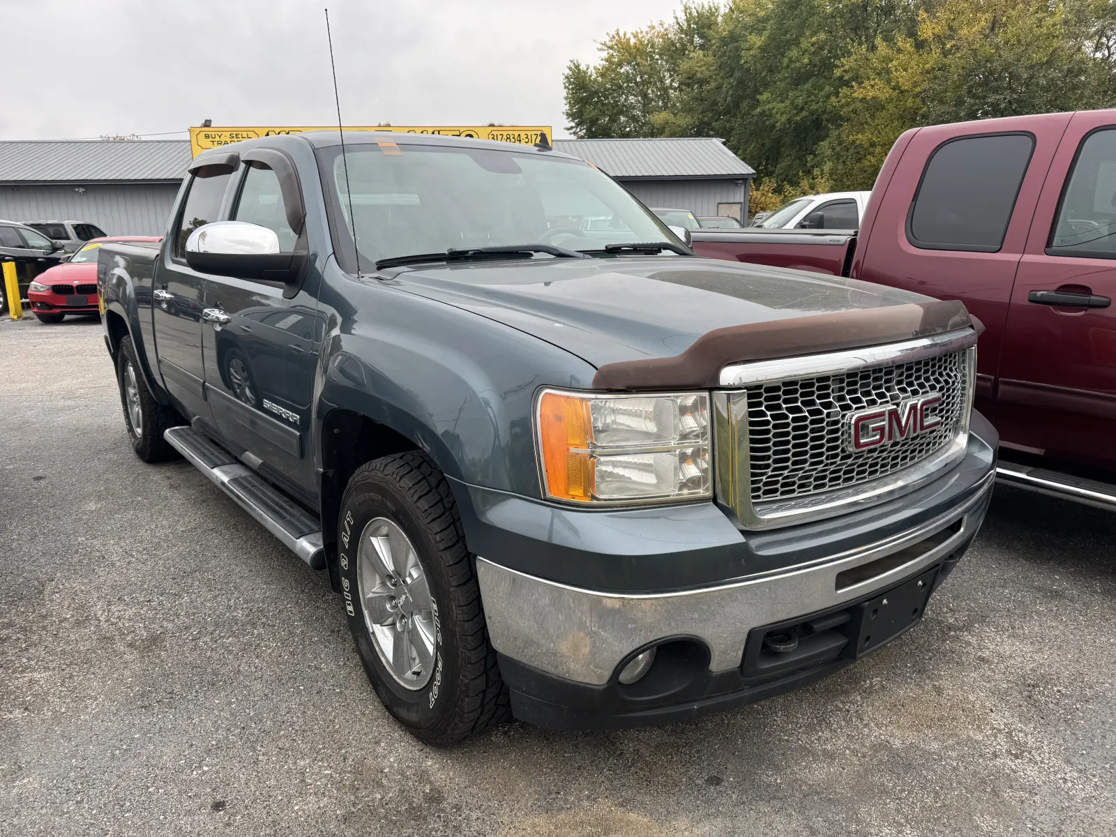 Blue 2012 GMC SIERRA 1500 SLT for sale in Camby, IN