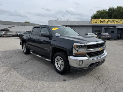 Blue 2017 CHEVROLET SILVERADO 1500 LT for sale in Camby, IN