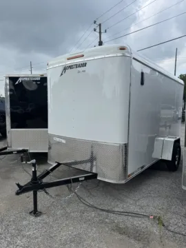 Another view of 2026 HOMESTEADER 612CS ENCLOSED TRAILER for sale in Camby, IN at Mr. Care Auto
