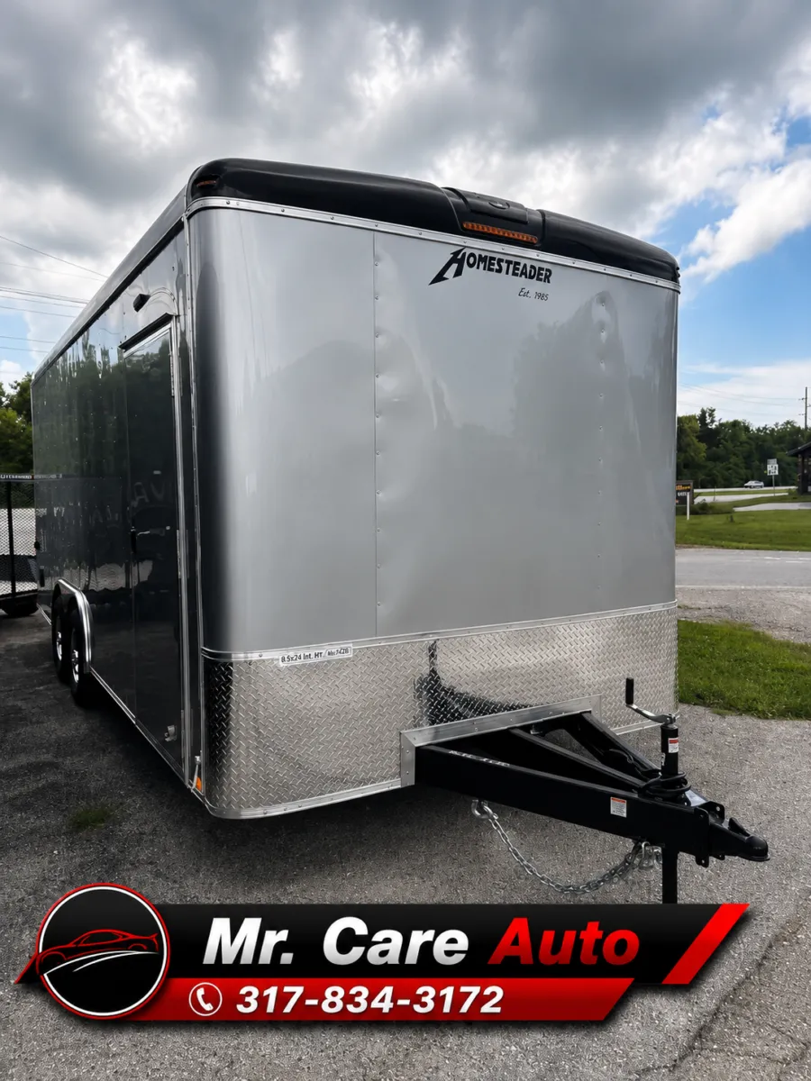 Silver 2026 HOMESTEADER 820CT ENCLOSED TRAILER for sale in Camby, IN
