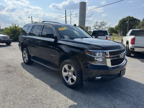 Black 2017 CHEVROLET TAHOE 1500 LT for sale in Camby, IN