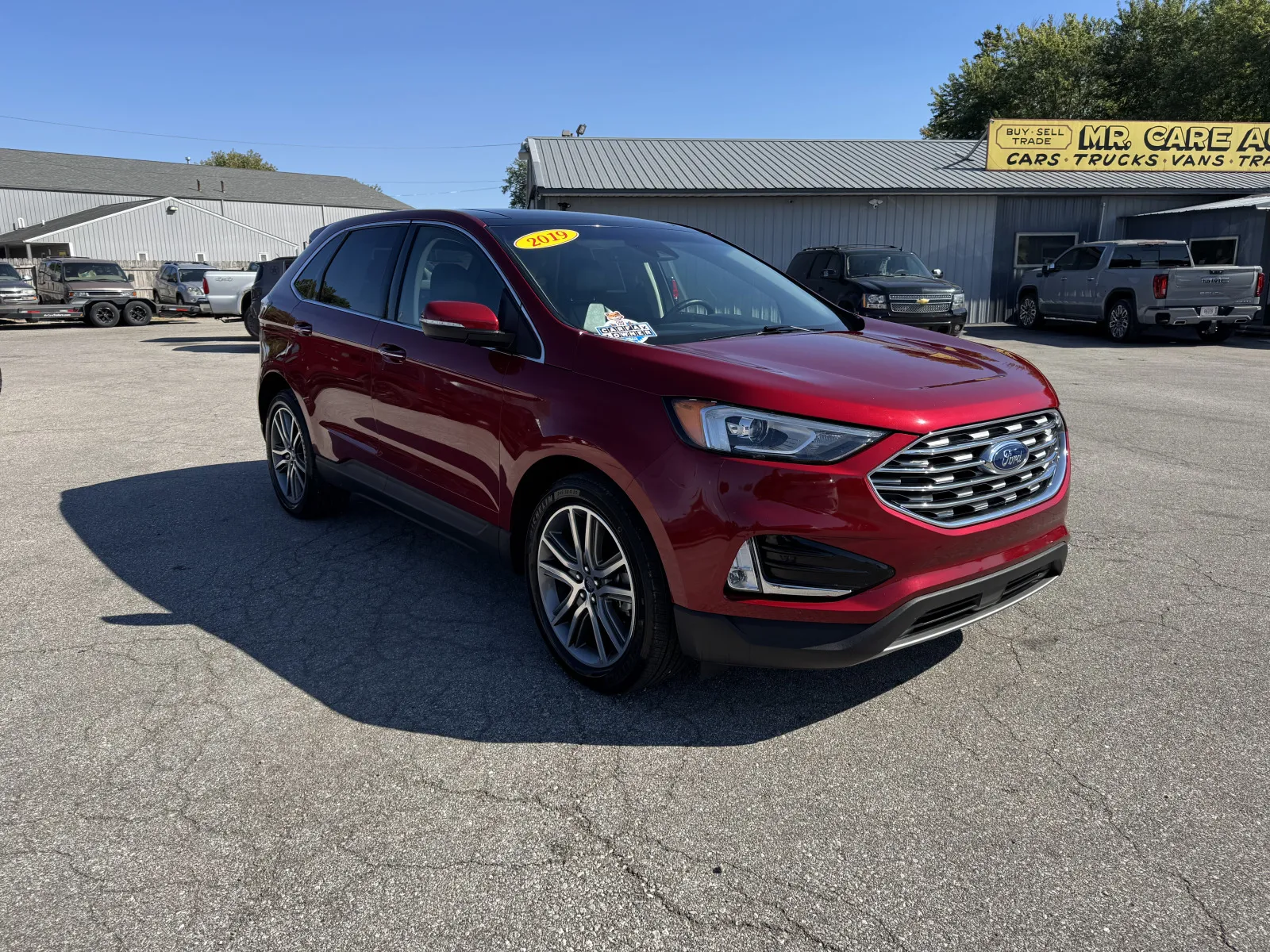 2019 FORD EDGE TITANIUM for sale in Camby, IN