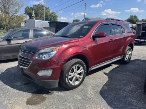 Red 2017 CHEVROLET EQUINOX LT for sale in Camby, IN