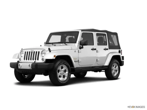 White 2015 JEEP WRANGLER UNLIMI SAHARA for sale in Camby, IN